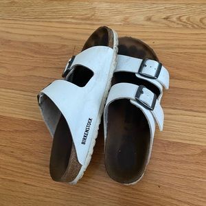 White Birkenstock Size 8